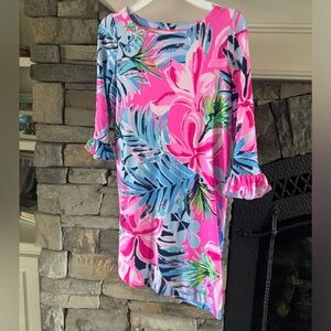 Girls’ Lilly Pulitzer UPF+ Mini Sophie Ruffle Dress